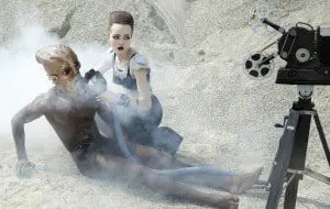 Alien fashion shoot: