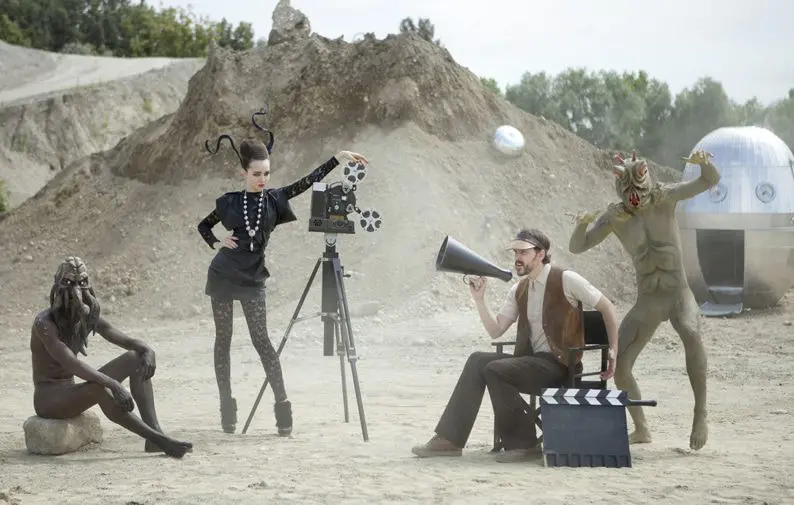 Alien fashion shoot: