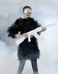 Alien fashion shoot:
