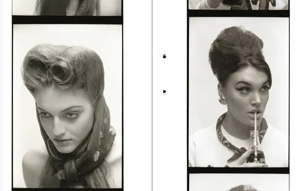 Helena wears head scarf by Zara; Coco wears vintage jumper from Beyond Retro, scarf stylist’s own, earrings by Gogo Philip