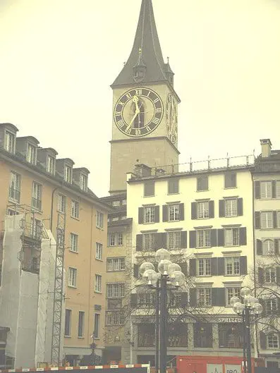 A trip to Zurich during its hibernation