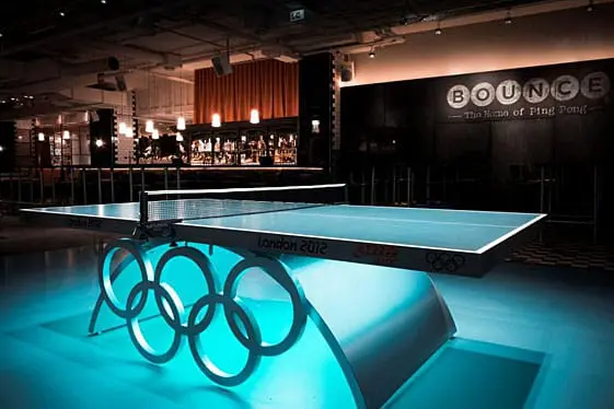Bounce London – Cocktails, Ping-Pong and Food Service with a Spin