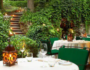 hotel garden in rome