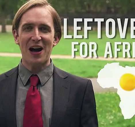 Leftovers for Africa film – New Comedy Angle from Christian Aid