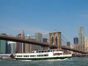 New York in the fall, brooklyn bridge
