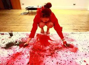 Red Pig Flower, London Artist