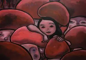 Red Pig Flower, London Artist