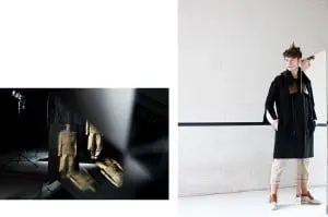 Schall & Schnabel Shoot: LEFT: Dino as before. RIGHT: Suit, sweater & coat as before, shoes VELT.