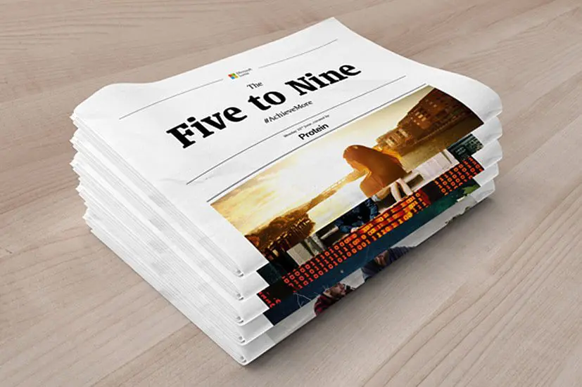 The Five to Nine newspaper – new journal to inspire commuters
