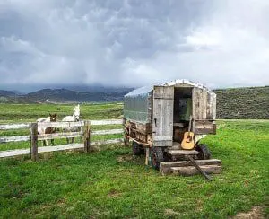 holiday in a covered wagon