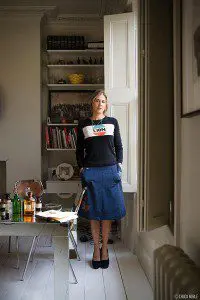 Azzi Glasser at Harvey NIchols