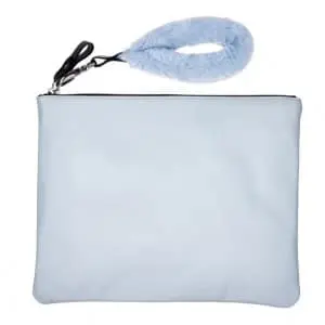 Faux-fur Womens fashion accessories Romy London, Powder Blue