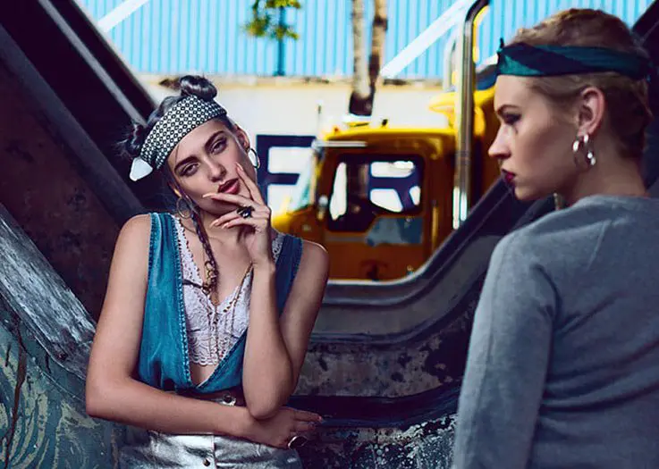 Shoot by iEve & Rodrigo Crazy Hynas: Chola style in Tijuana