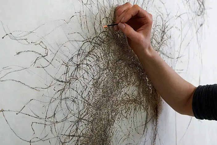 Studio Visit: Artist Emilie Pugh – Work inspired by Science and Nature