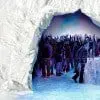 party in an Ice Cave