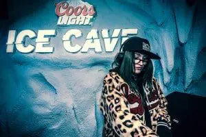 party in an Ice Cave