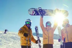 party in an Ice Cave