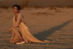 Jhene Aiko Teva sandals