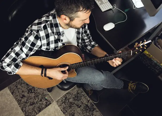 working as a musician