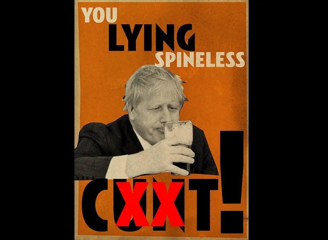 Billy Childish: Emergency Partygate Drop