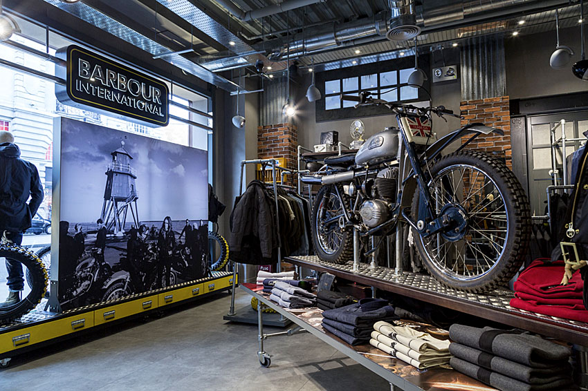 Barbour London store