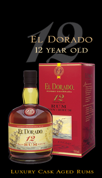 El Dorado 12 Year Old Demerara rum, dark rum