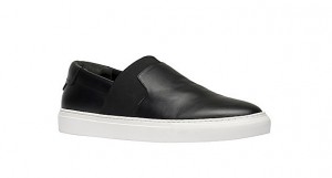 Balenciaga Black Monochrome Slip-On Sneakers