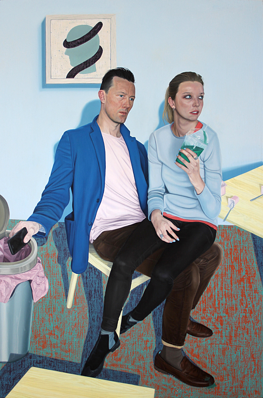 Fragments Of curated by Marine Tanguy---Tristan-Piggott-'A-couple'-oil-on-linen