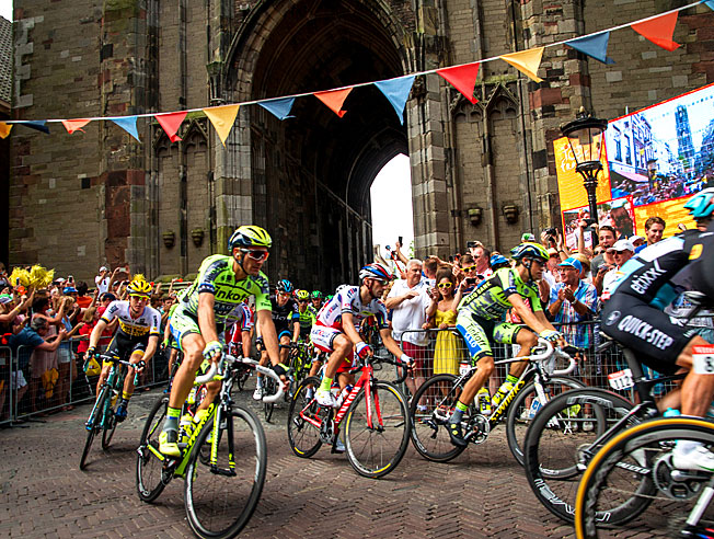 riders in the Tour de France