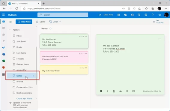 Sticky Notes on Microsoft Windows