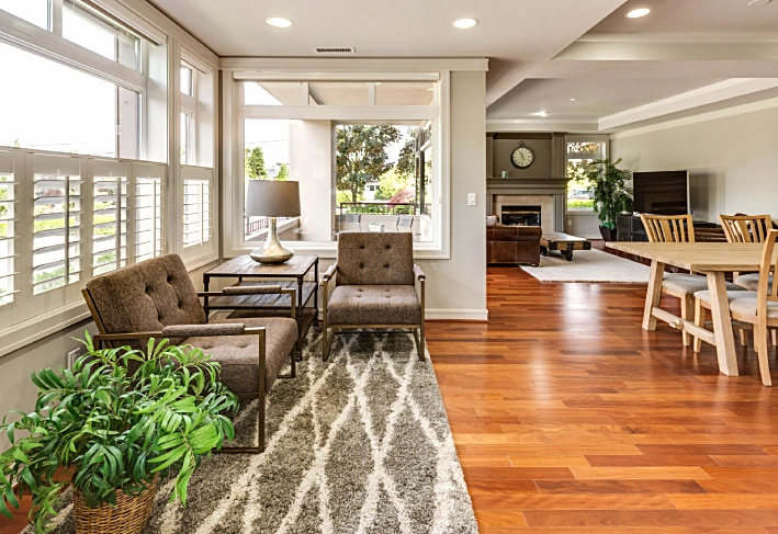 stylish clutter-free home