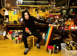 Jack White Showing His Art in London
