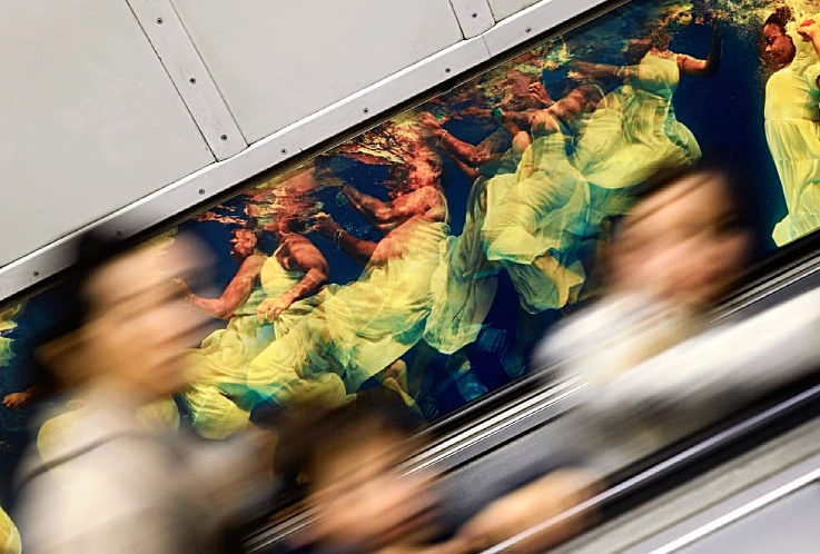 'We move through scales of blue' - Phoebe Boswell