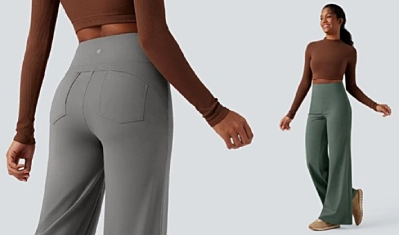 Wide Leg Yoga Pants with Pockets: Outfit Ideas for Travel, Yoga, and Casual Days